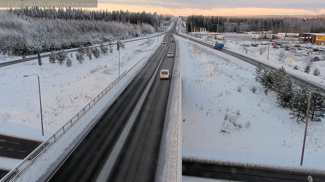 Weather Camera Image Väg 4 Äänekoski, Hirvaskangas, Äänekoski, Keski-Suomi