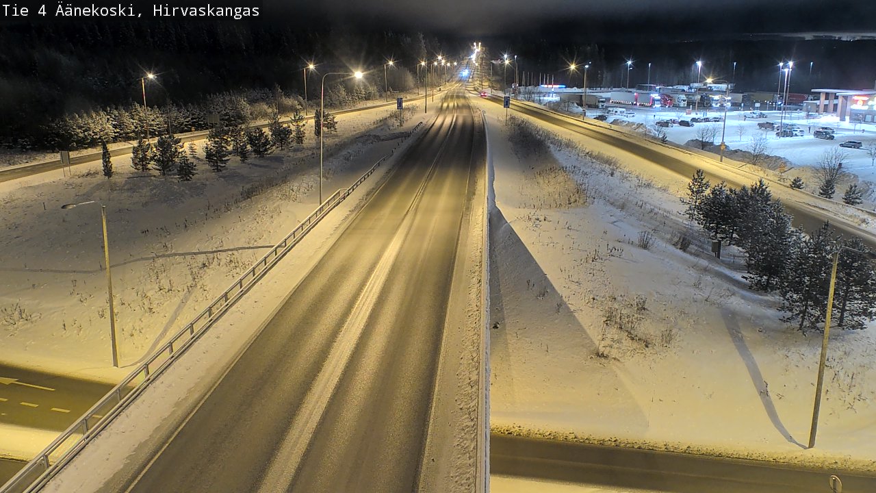 Weather Camera Image Road 4 Äänekoski, Hirvaskangas, Äänekoski, Keski-Suomi