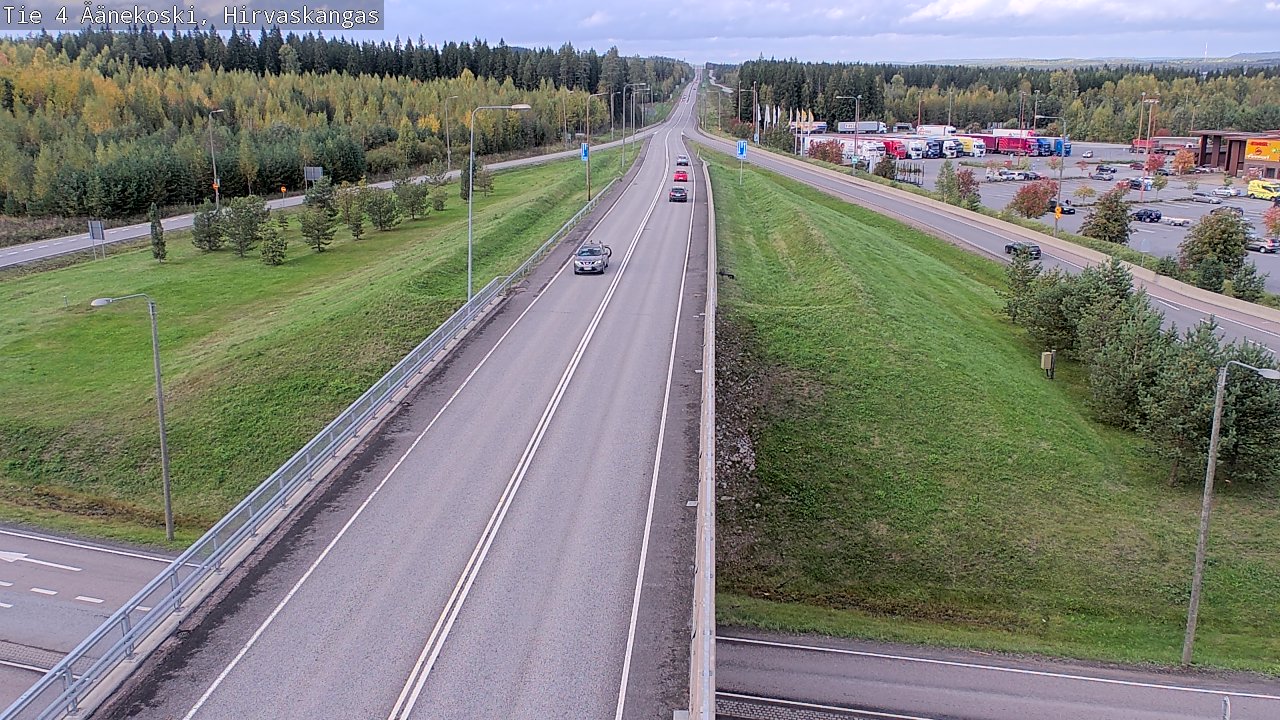 Weather Camera Image Road 4 Äänekoski, Hirvaskangas, Äänekoski, Keski-Suomi