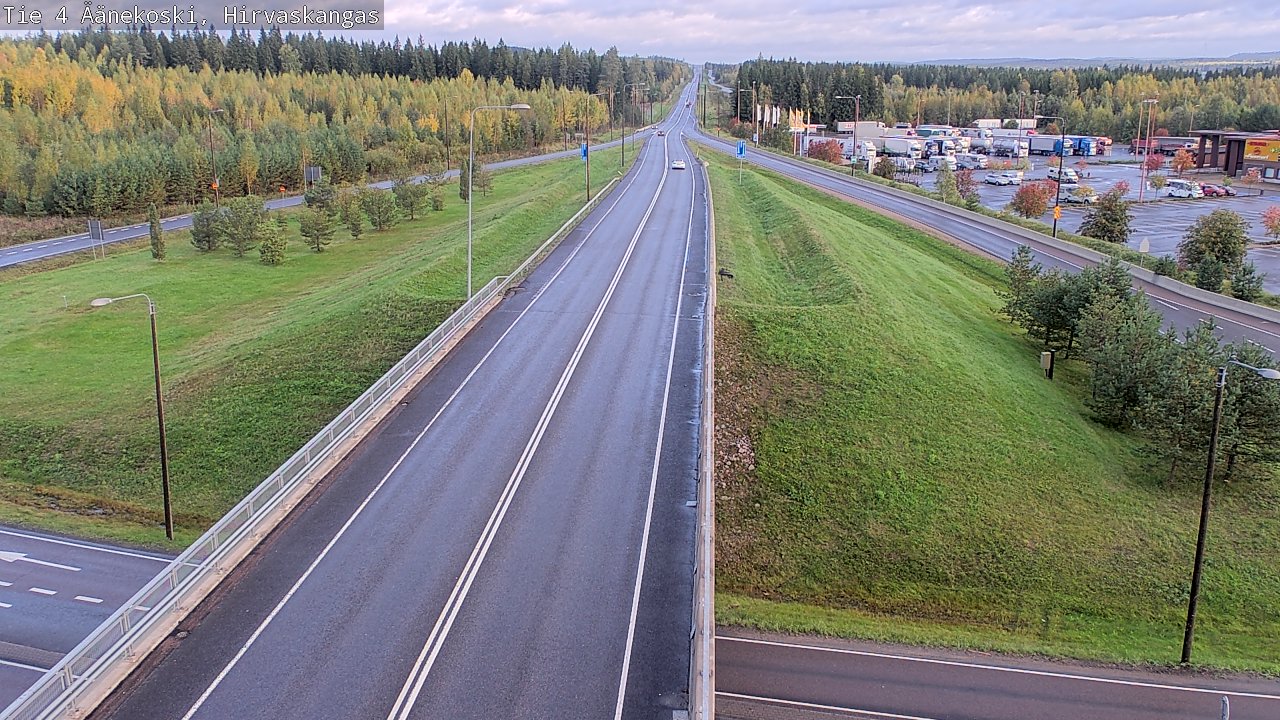 Weather Camera Image Road 4 Äänekoski, Hirvaskangas, Äänekoski, Keski-Suomi