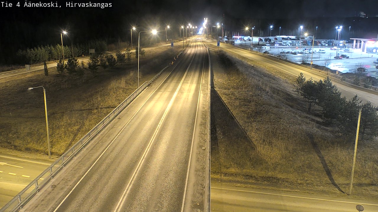 Weather Camera Image Väg 4 Äänekoski, Hirvaskangas, Äänekoski, Keski-Suomi