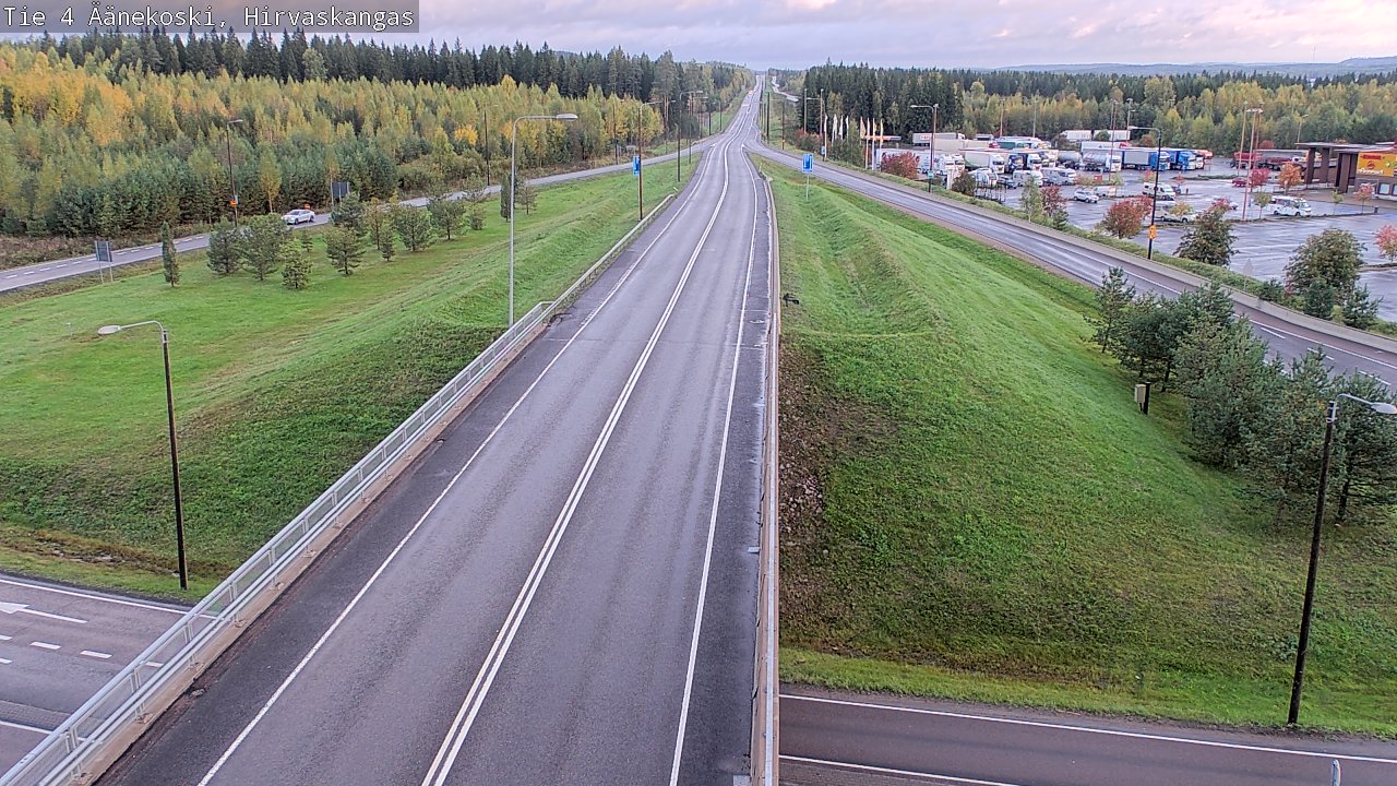 Weather Camera Image Road 4 Äänekoski, Hirvaskangas, Äänekoski, Keski-Suomi
