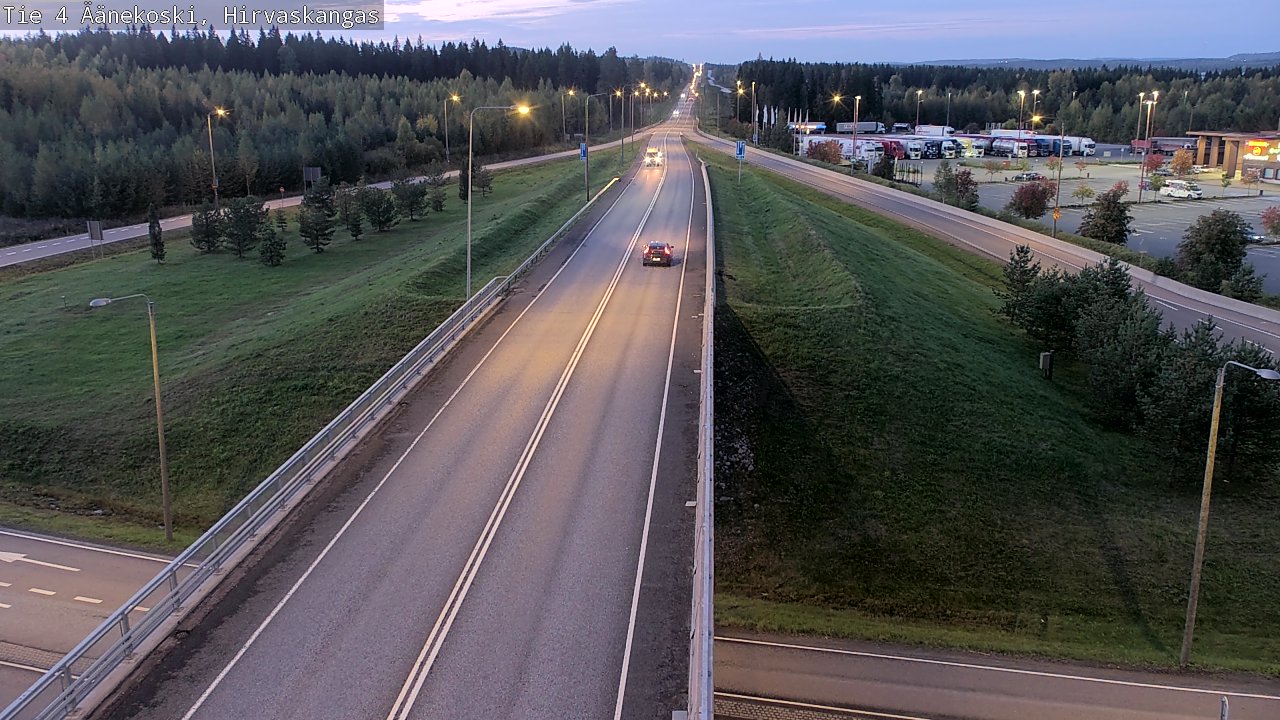 Weather Camera Image Road 4 Äänekoski, Hirvaskangas, Äänekoski, Keski-Suomi