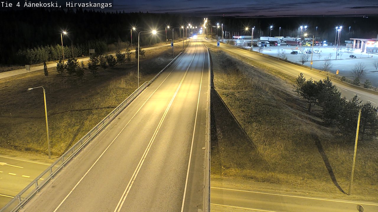 Weather Camera Image Road 4 Äänekoski, Hirvaskangas, Äänekoski, Keski-Suomi