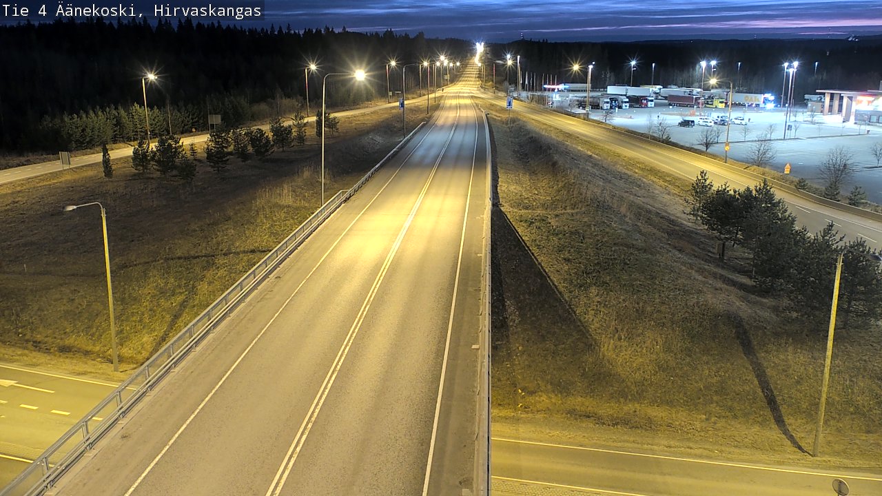 Weather Camera Image Road 4 Äänekoski, Hirvaskangas, Äänekoski, Keski-Suomi