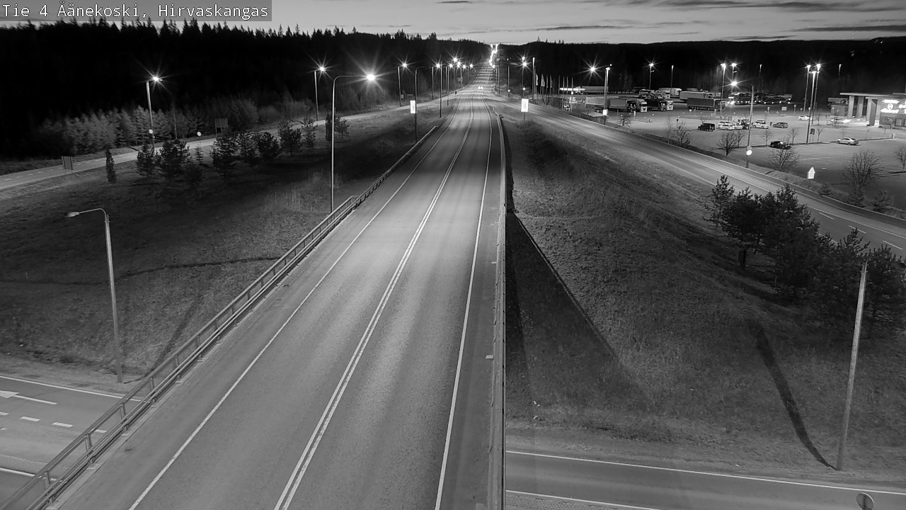 Weather Camera Image Road 4 Äänekoski, Hirvaskangas, Äänekoski, Keski-Suomi