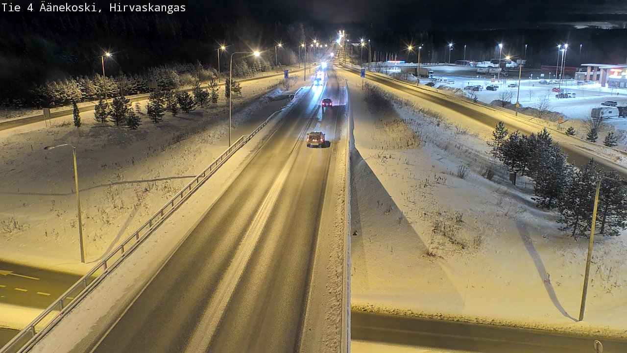 Weather Camera Image Road 4 Äänekoski, Hirvaskangas, Äänekoski, Keski-Suomi