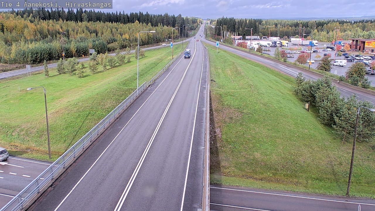 Weather Camera Image Road 4 Äänekoski, Hirvaskangas, Äänekoski, Keski-Suomi