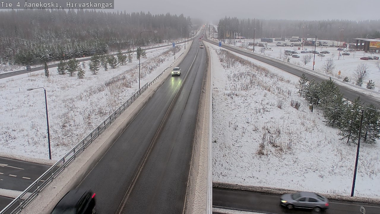 Weather Camera Image Väg 4 Äänekoski, Hirvaskangas, Äänekoski, Keski-Suomi