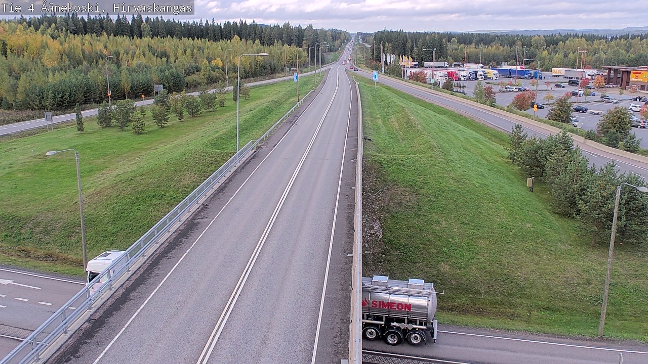 Weather Camera Image Road 4 Äänekoski, Hirvaskangas, Äänekoski, Keski-Suomi