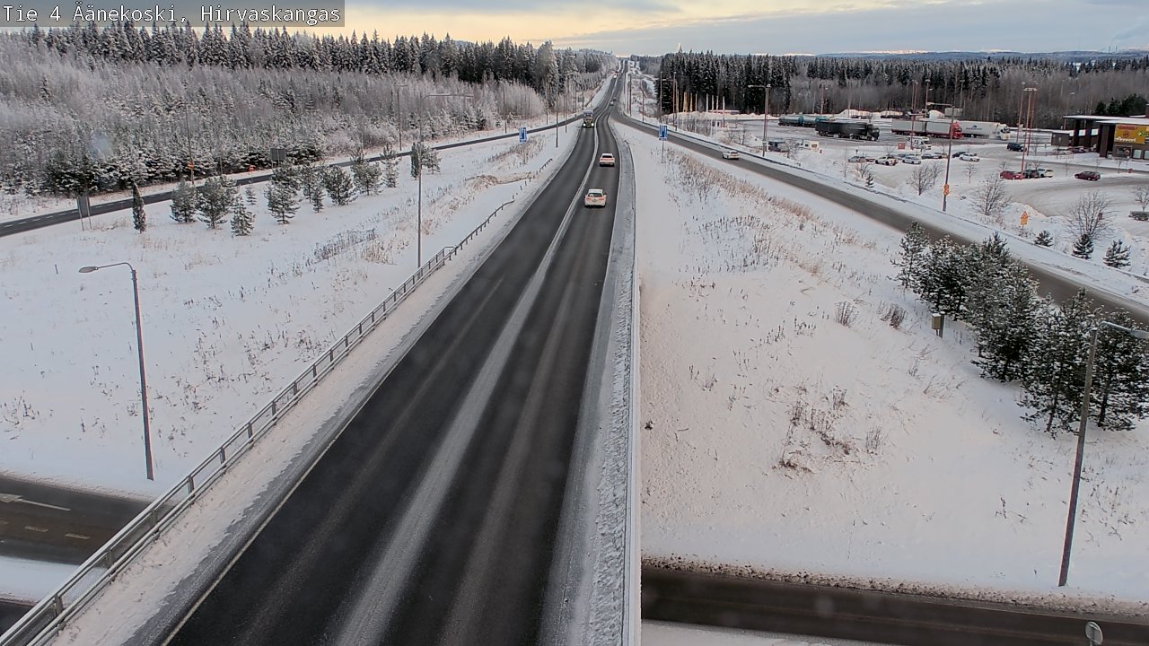 Weather Camera Image Väg 4 Äänekoski, Hirvaskangas, Äänekoski, Keski-Suomi