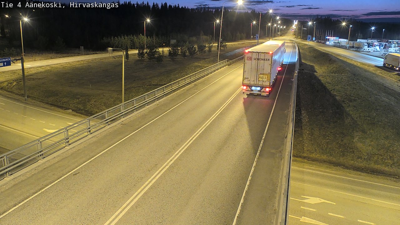 Weather Camera Image Road 4 Äänekoski, Hirvaskangas, Äänekoski, Keski-Suomi
