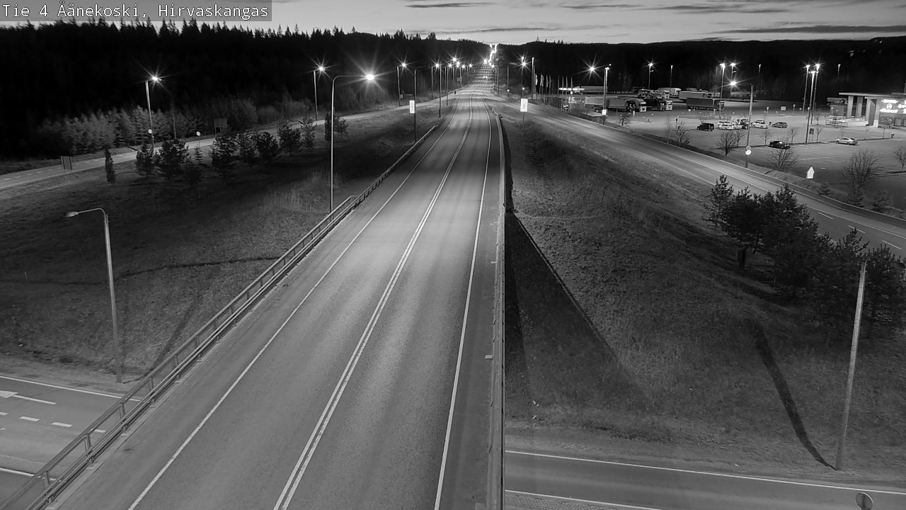 Weather Camera Image Road 4 Äänekoski, Hirvaskangas, Äänekoski, Keski-Suomi