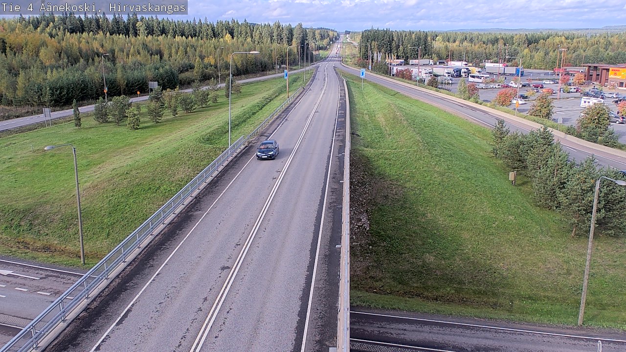 Weather Camera Image Road 4 Äänekoski, Hirvaskangas, Äänekoski, Keski-Suomi