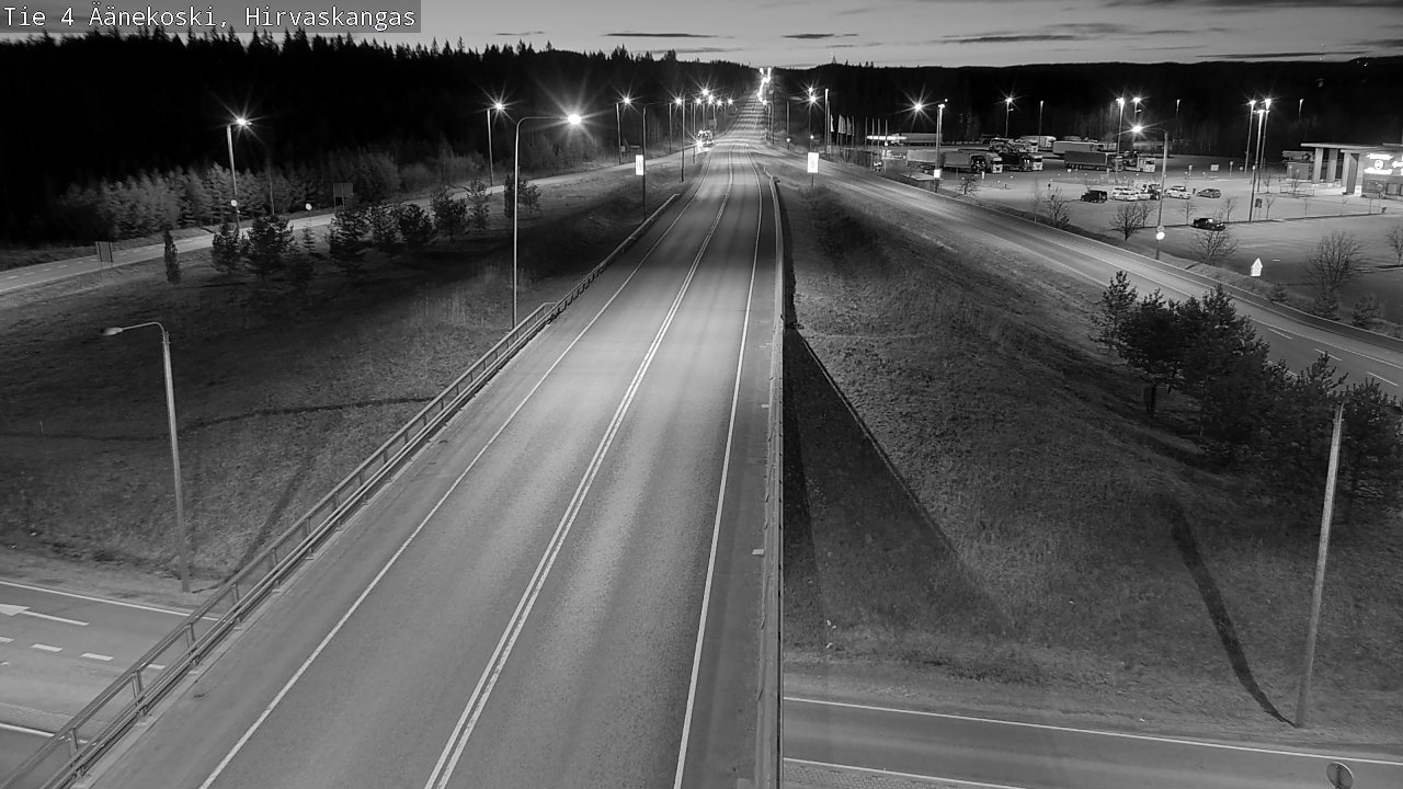 Weather Camera Image Road 4 Äänekoski, Hirvaskangas, Äänekoski, Keski-Suomi