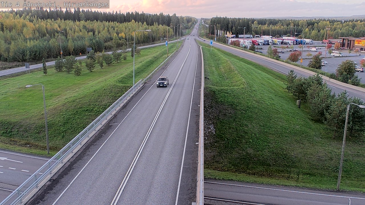 Weather Camera Image Road 4 Äänekoski, Hirvaskangas, Äänekoski, Keski-Suomi