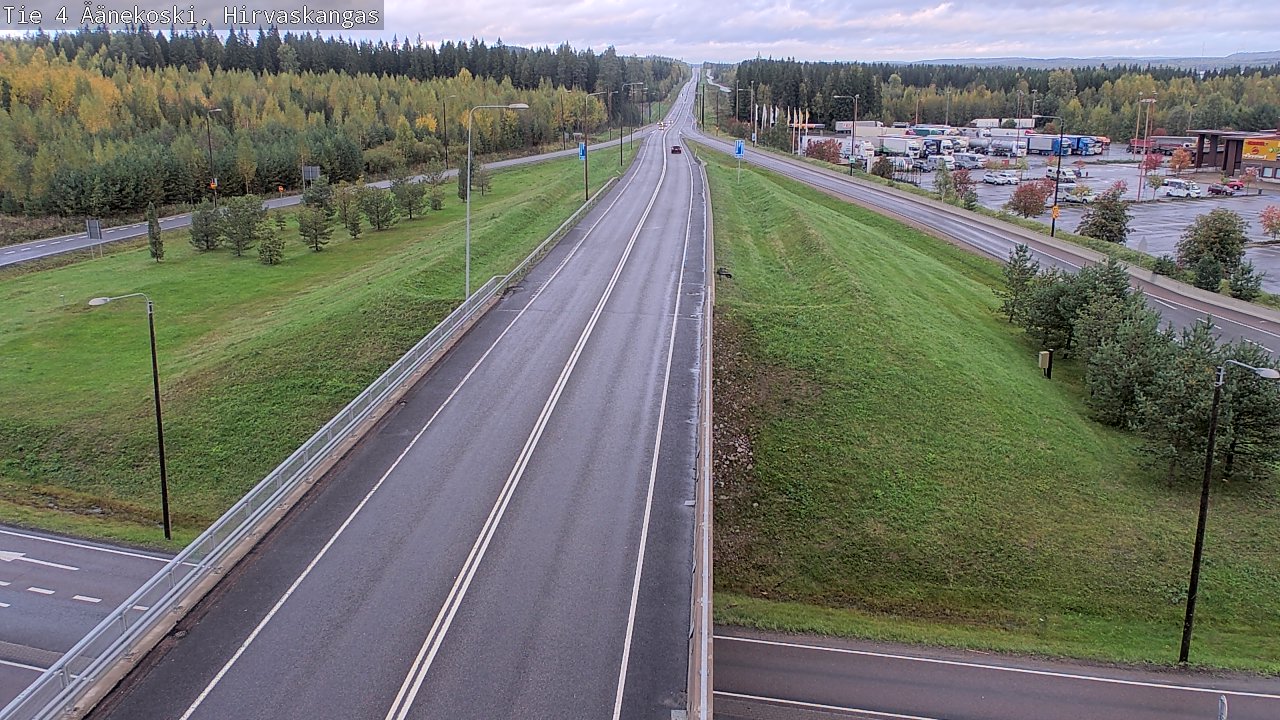Weather Camera Image Road 4 Äänekoski, Hirvaskangas, Äänekoski, Keski-Suomi