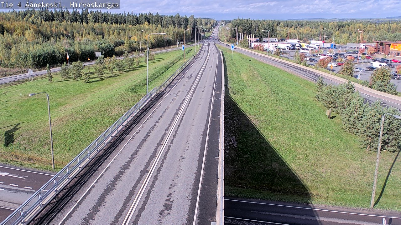 Weather Camera Image Road 4 Äänekoski, Hirvaskangas, Äänekoski, Keski-Suomi