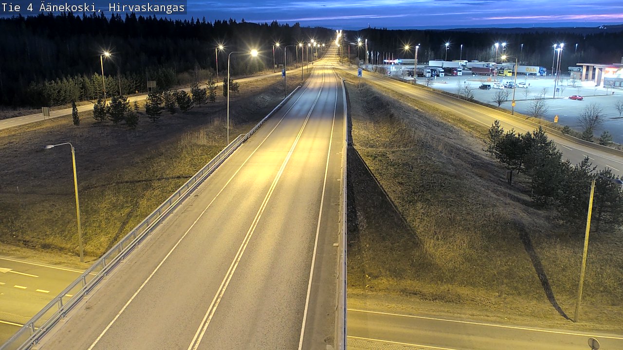 Weather Camera Image Road 4 Äänekoski, Hirvaskangas, Äänekoski, Keski-Suomi