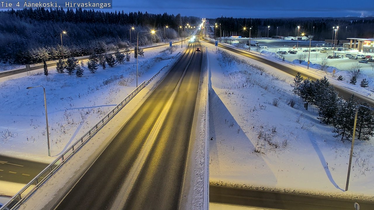 Weather Camera Image Road 4 Äänekoski, Hirvaskangas, Äänekoski, Keski-Suomi