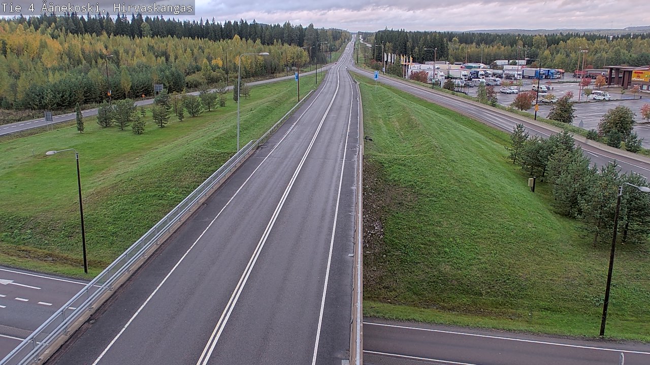 Weather Camera Image Road 4 Äänekoski, Hirvaskangas, Äänekoski, Keski-Suomi