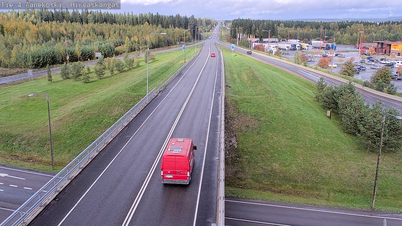 Weather Camera Image Road 4 Äänekoski, Hirvaskangas, Äänekoski, Keski-Suomi