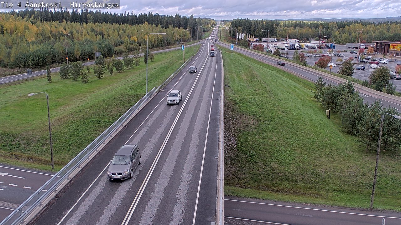 Weather Camera Image Road 4 Äänekoski, Hirvaskangas, Äänekoski, Keski-Suomi
