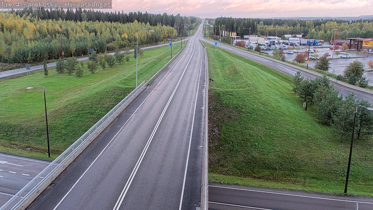 Weather Camera Image Road 4 Äänekoski, Hirvaskangas, Äänekoski, Keski-Suomi
