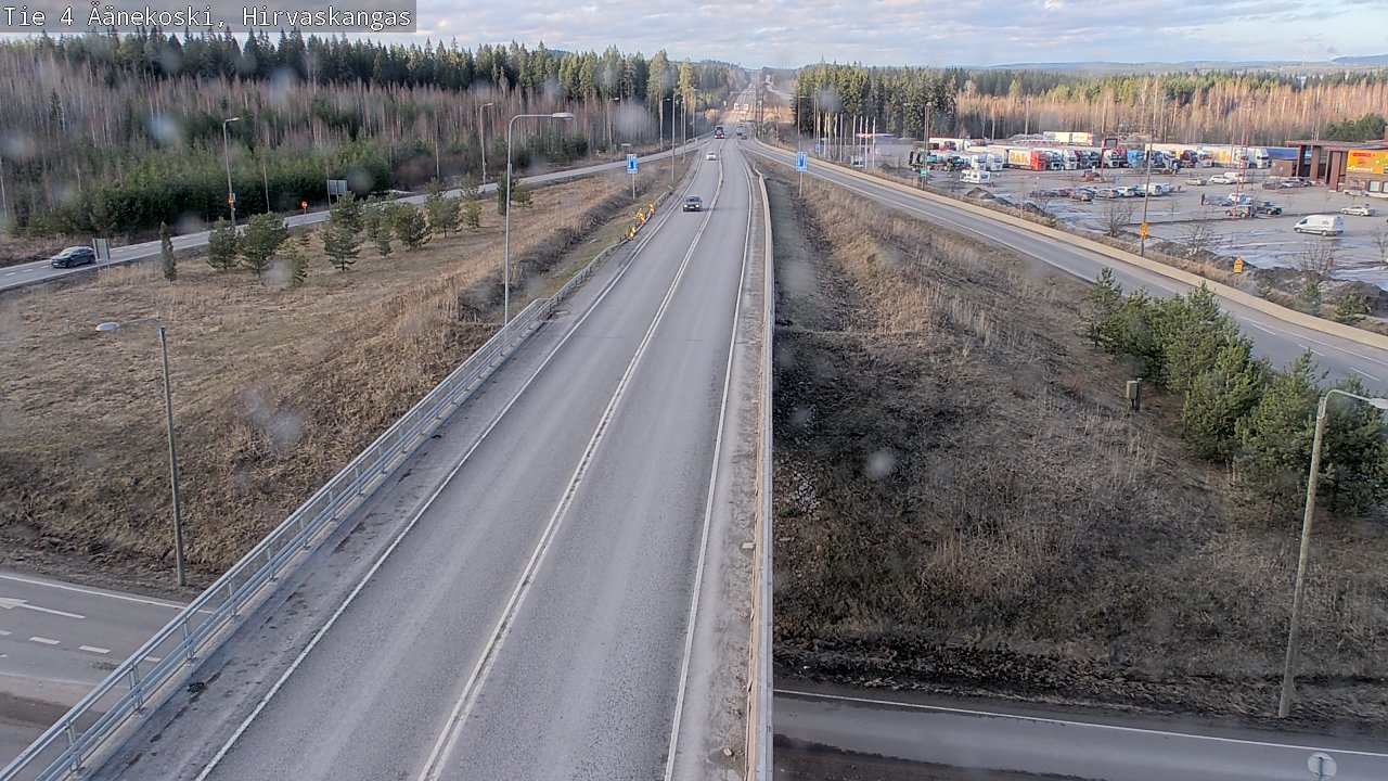 Weather Camera Image Road 4 Äänekoski, Hirvaskangas, Äänekoski, Keski-Suomi