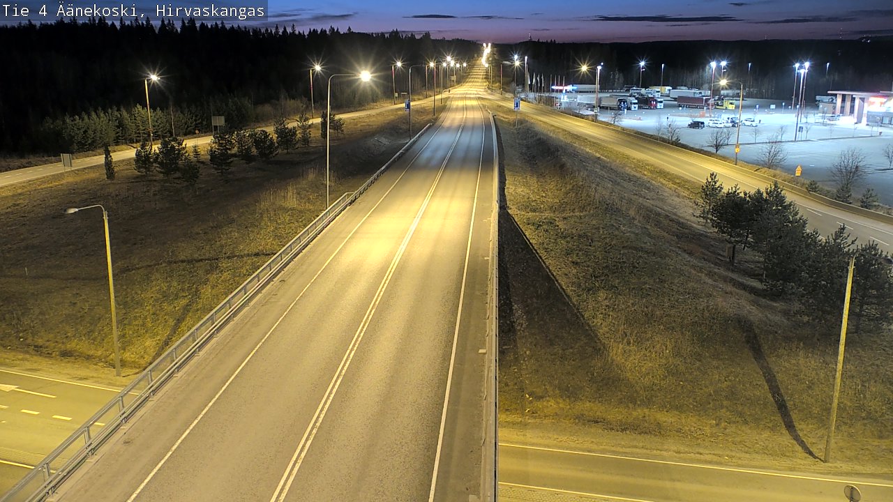 Weather Camera Image Road 4 Äänekoski, Hirvaskangas, Äänekoski, Keski-Suomi