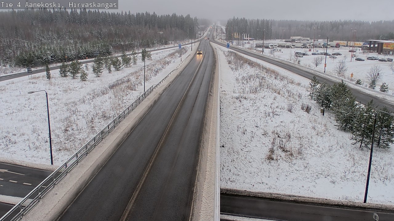 Weather Camera Image Väg 4 Äänekoski, Hirvaskangas, Äänekoski, Keski-Suomi