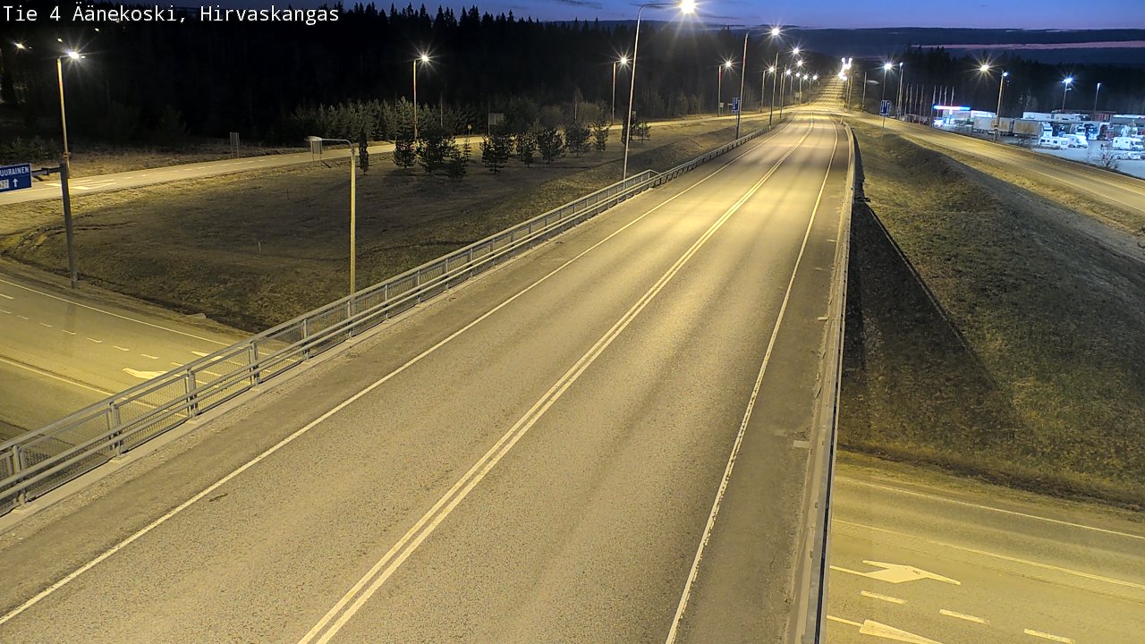 Weather Camera Image Väg 4 Äänekoski, Hirvaskangas, Äänekoski, Keski-Suomi