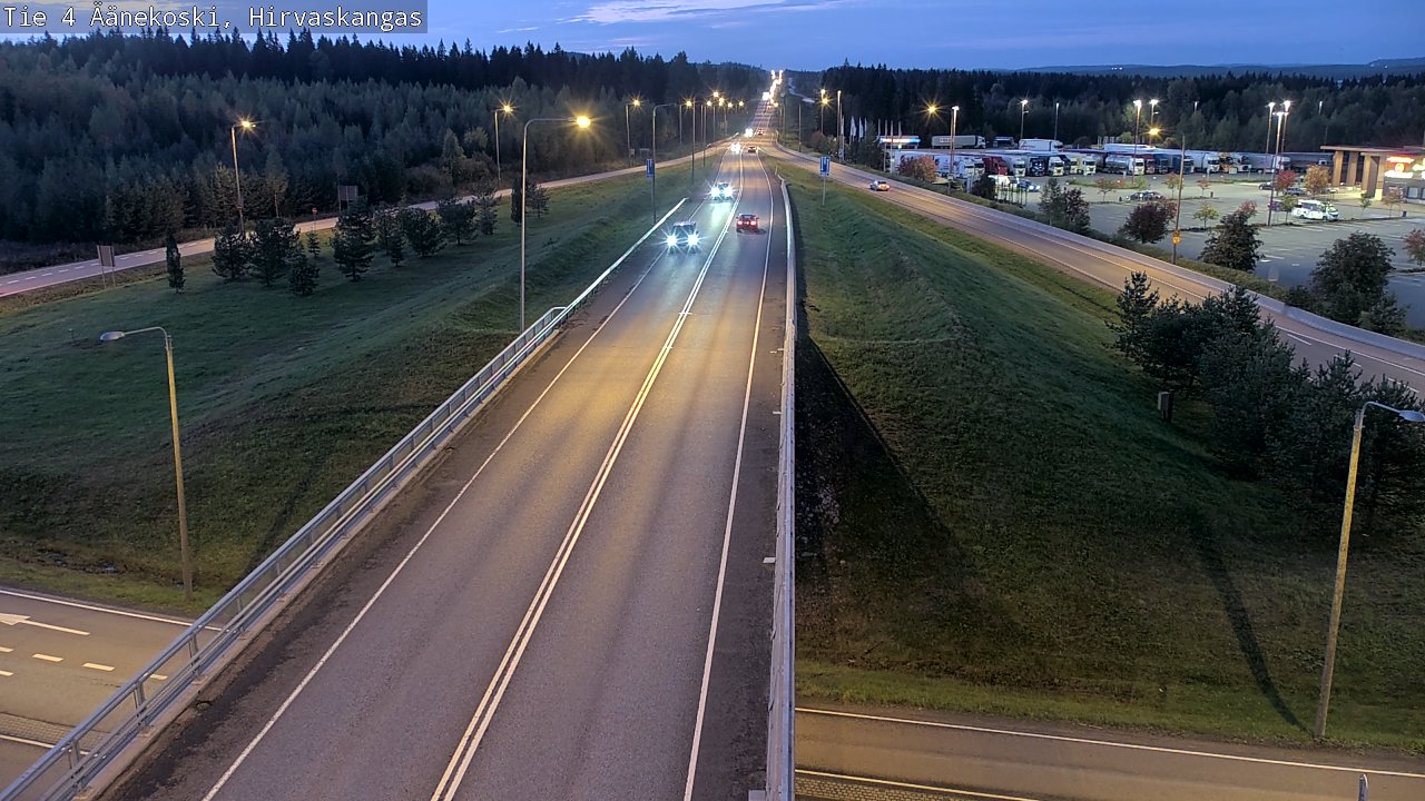 Weather Camera Image Road 4 Äänekoski, Hirvaskangas, Äänekoski, Keski-Suomi