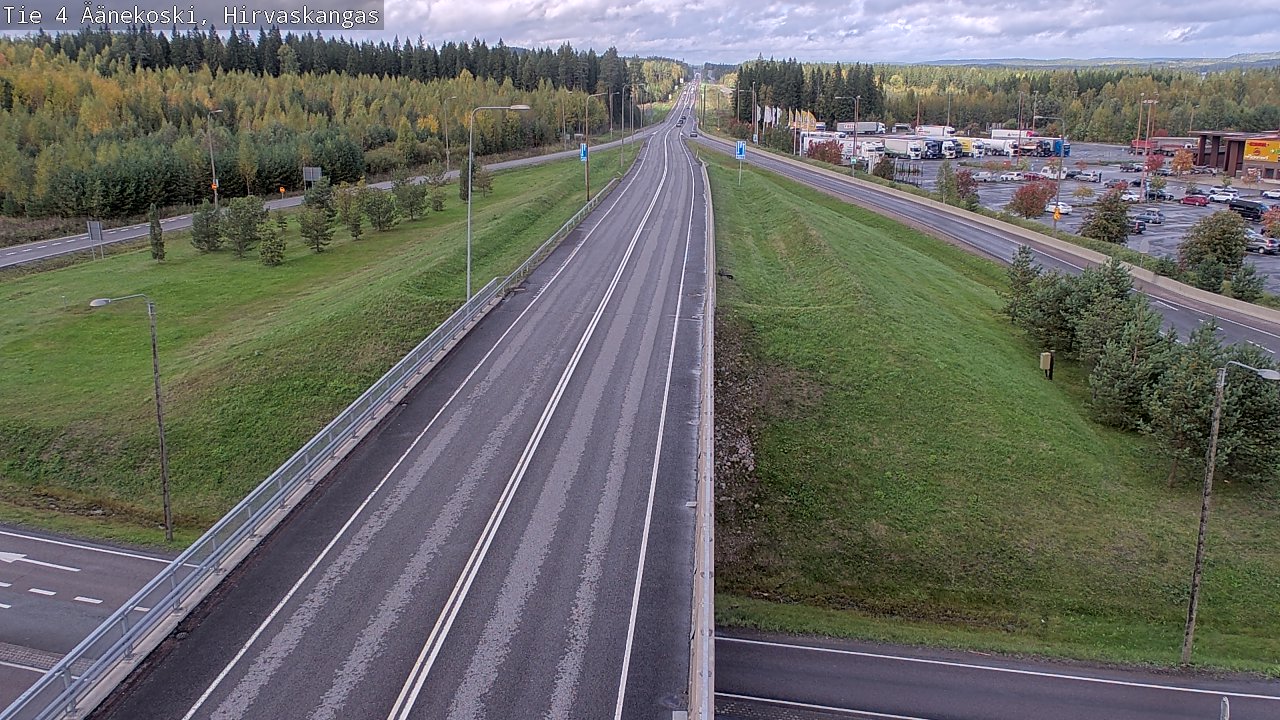 Weather Camera Image Road 4 Äänekoski, Hirvaskangas, Äänekoski, Keski-Suomi