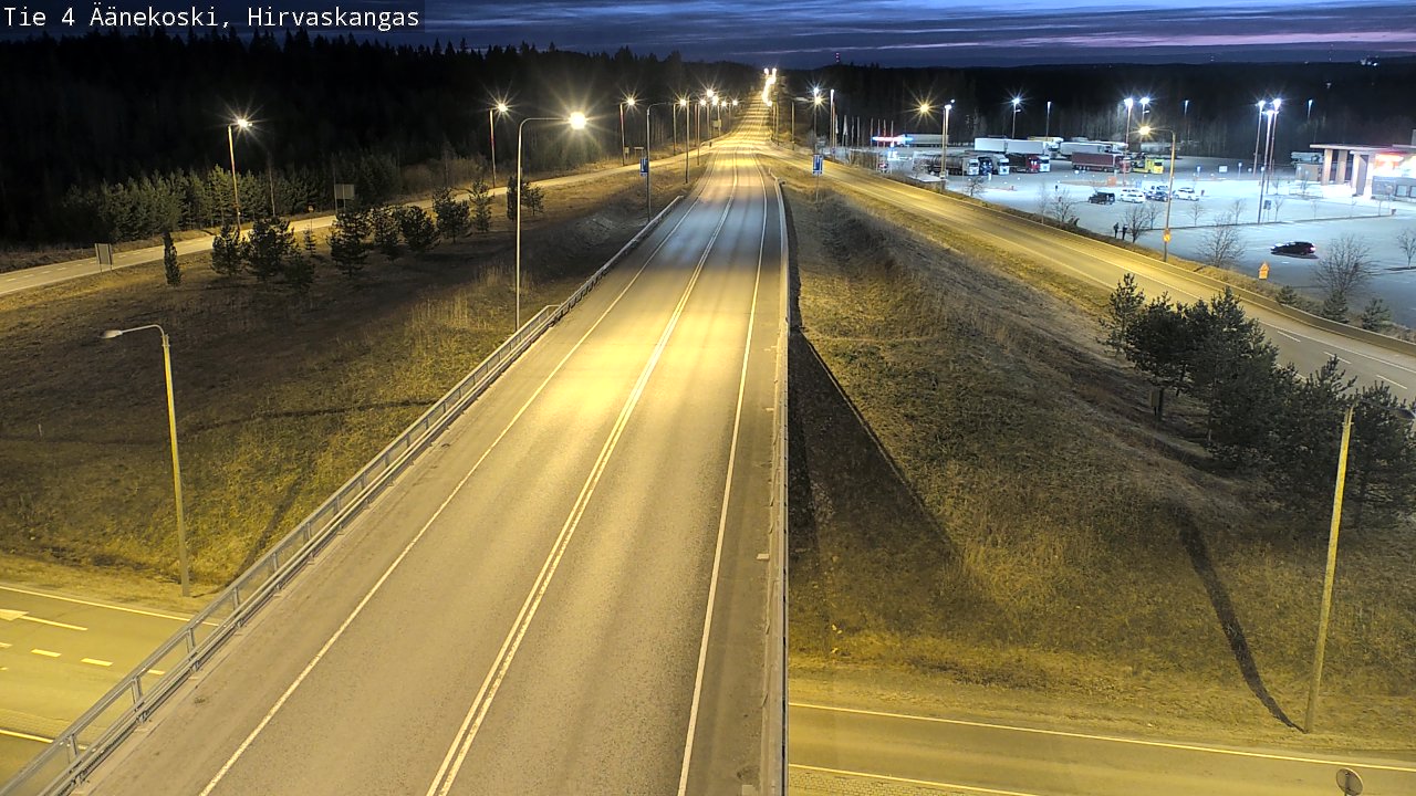 Weather Camera Image Road 4 Äänekoski, Hirvaskangas, Äänekoski, Keski-Suomi
