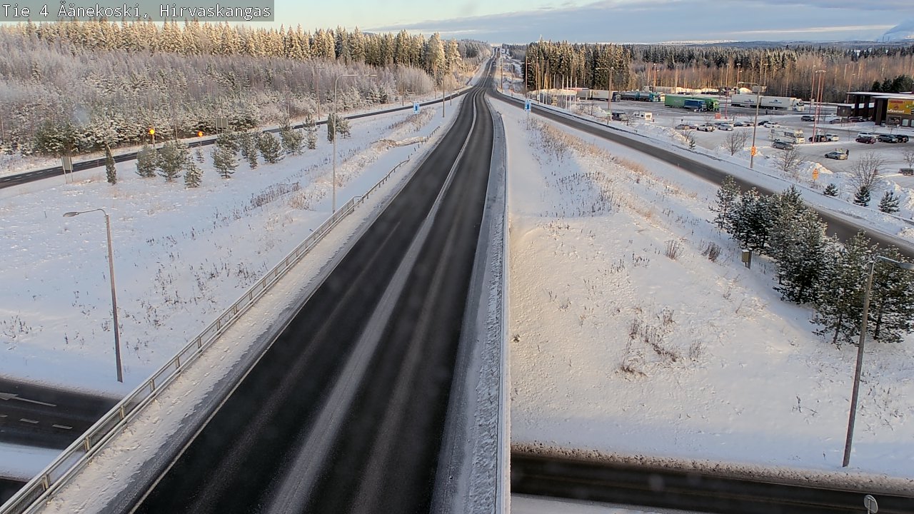 Weather Camera Image Väg 4 Äänekoski, Hirvaskangas, Äänekoski, Keski-Suomi