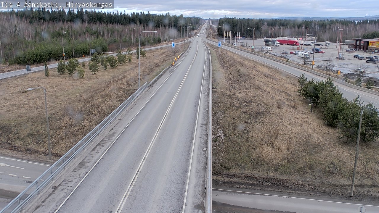 Weather Camera Image Road 4 Äänekoski, Hirvaskangas, Äänekoski, Keski-Suomi