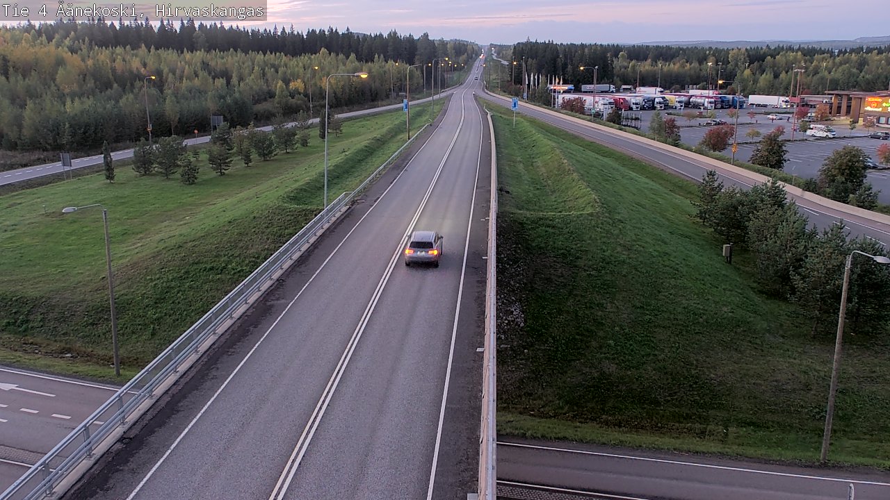 Weather Camera Image Road 4 Äänekoski, Hirvaskangas, Äänekoski, Keski-Suomi