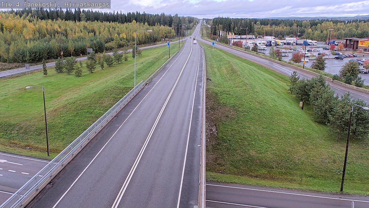 Weather Camera Image Road 4 Äänekoski, Hirvaskangas, Äänekoski, Keski-Suomi