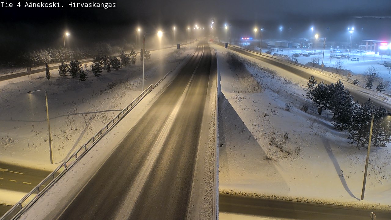 Weather Camera Image Road 4 Äänekoski, Hirvaskangas, Äänekoski, Keski-Suomi