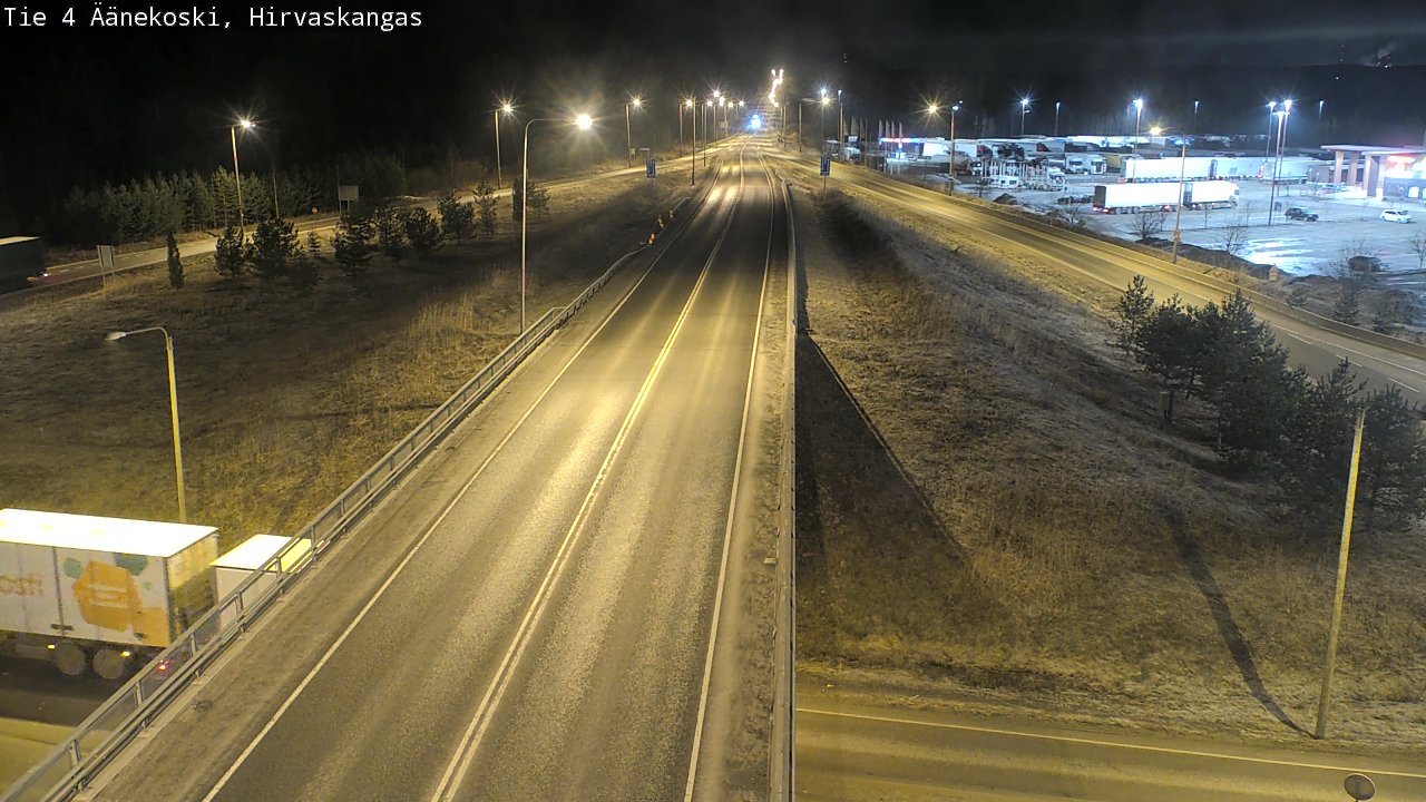 Weather Camera Image Väg 4 Äänekoski, Hirvaskangas, Äänekoski, Keski-Suomi