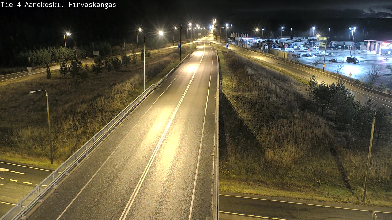 Weather Camera Image Väg 4 Äänekoski, Hirvaskangas, Äänekoski, Keski-Suomi