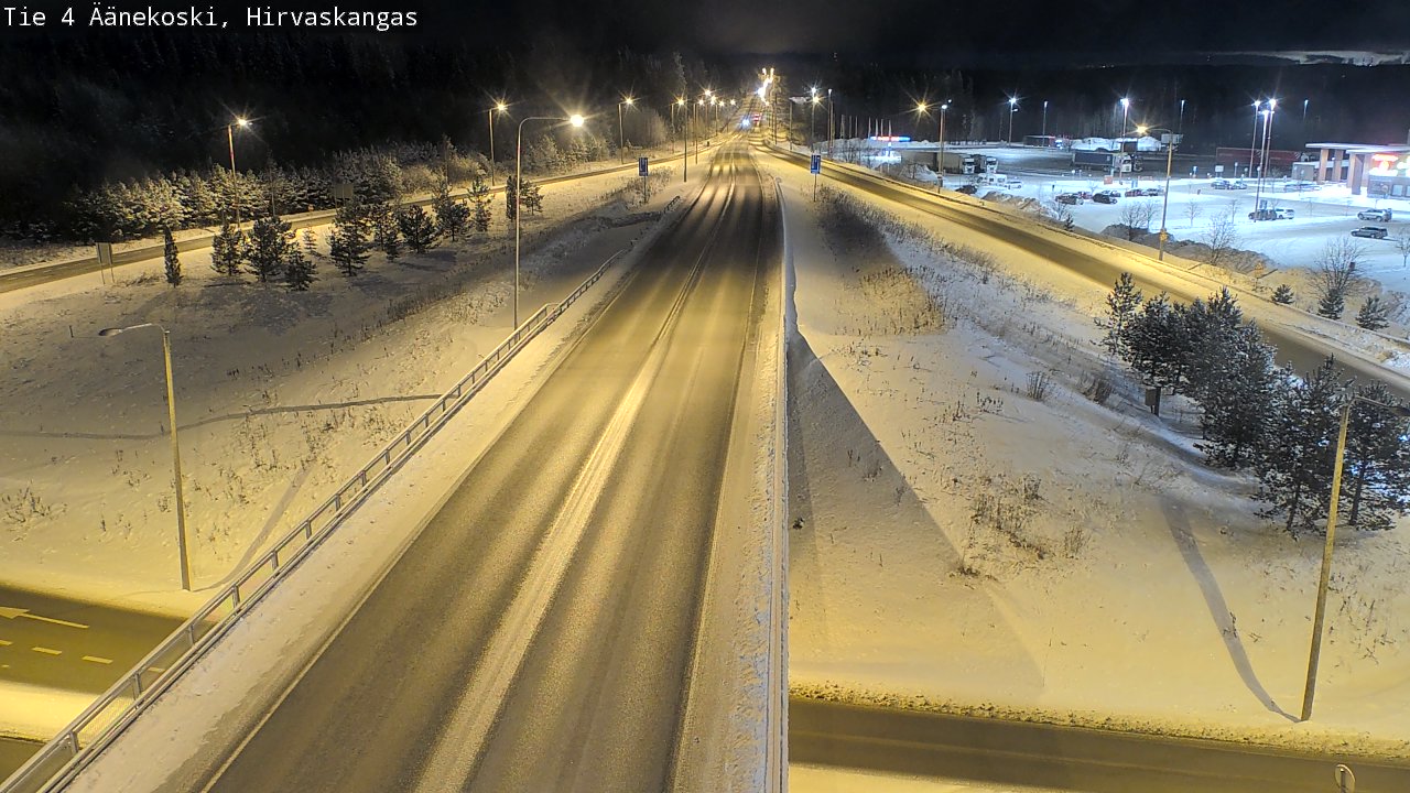 Weather Camera Image Road 4 Äänekoski, Hirvaskangas, Äänekoski, Keski-Suomi