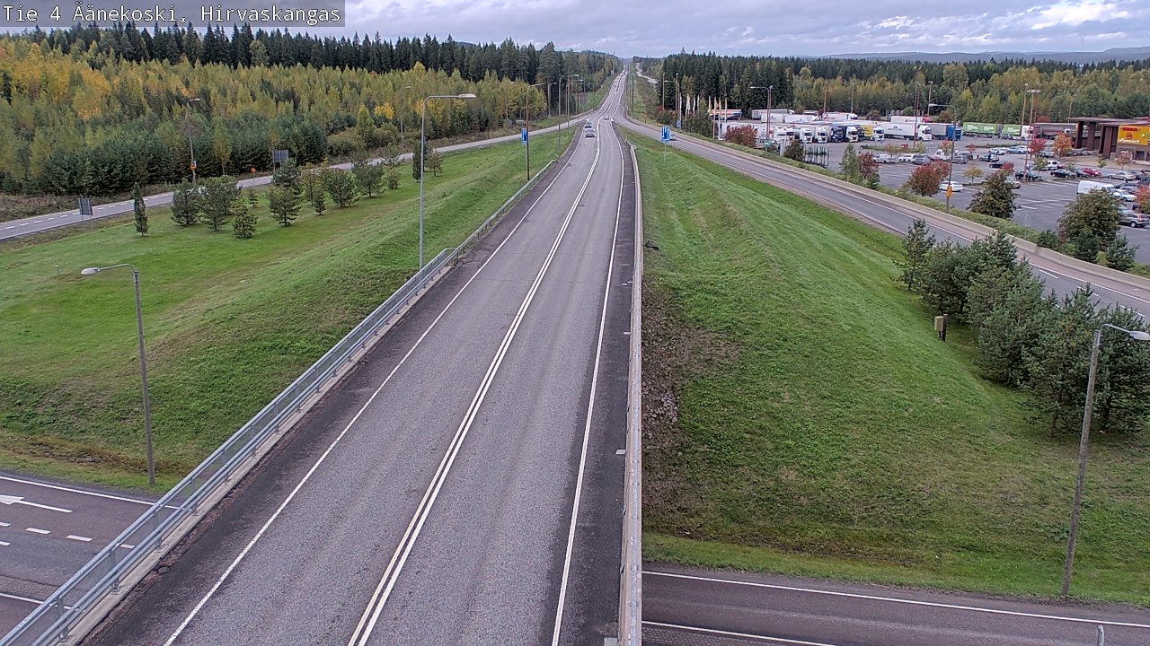 Weather Camera Image Road 4 Äänekoski, Hirvaskangas, Äänekoski, Keski-Suomi
