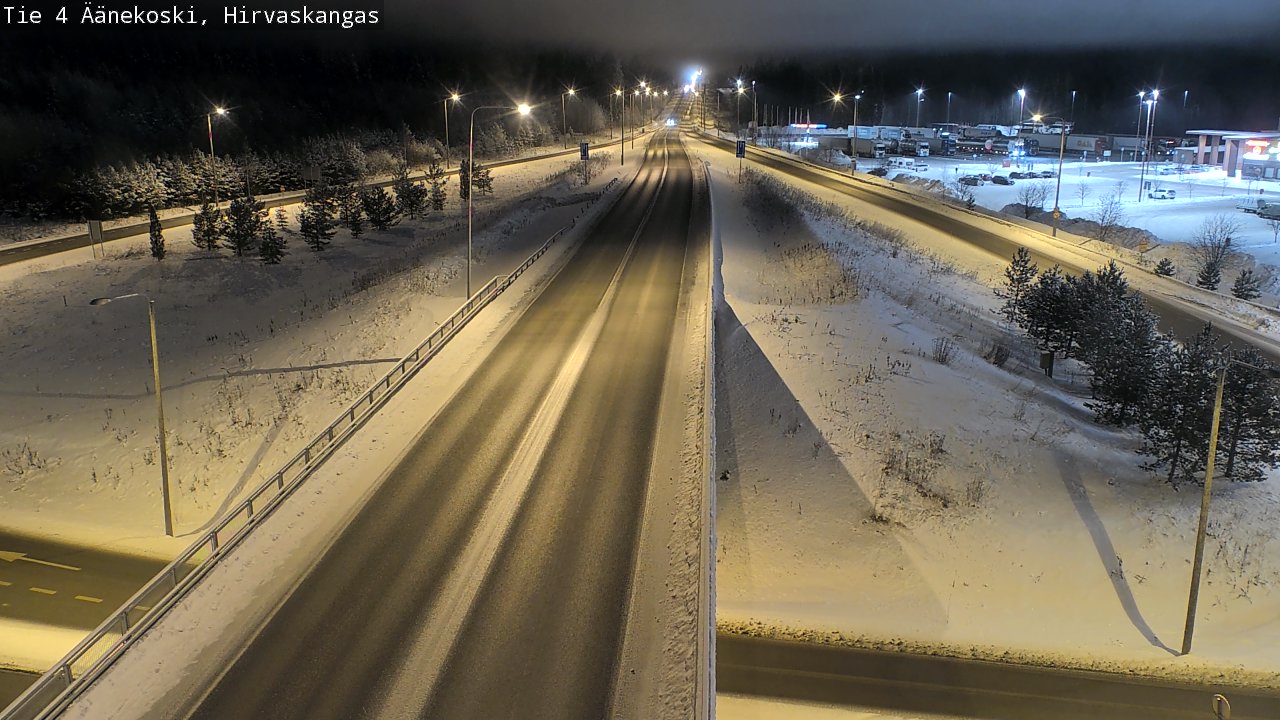 Weather Camera Image Road 4 Äänekoski, Hirvaskangas, Äänekoski, Keski-Suomi