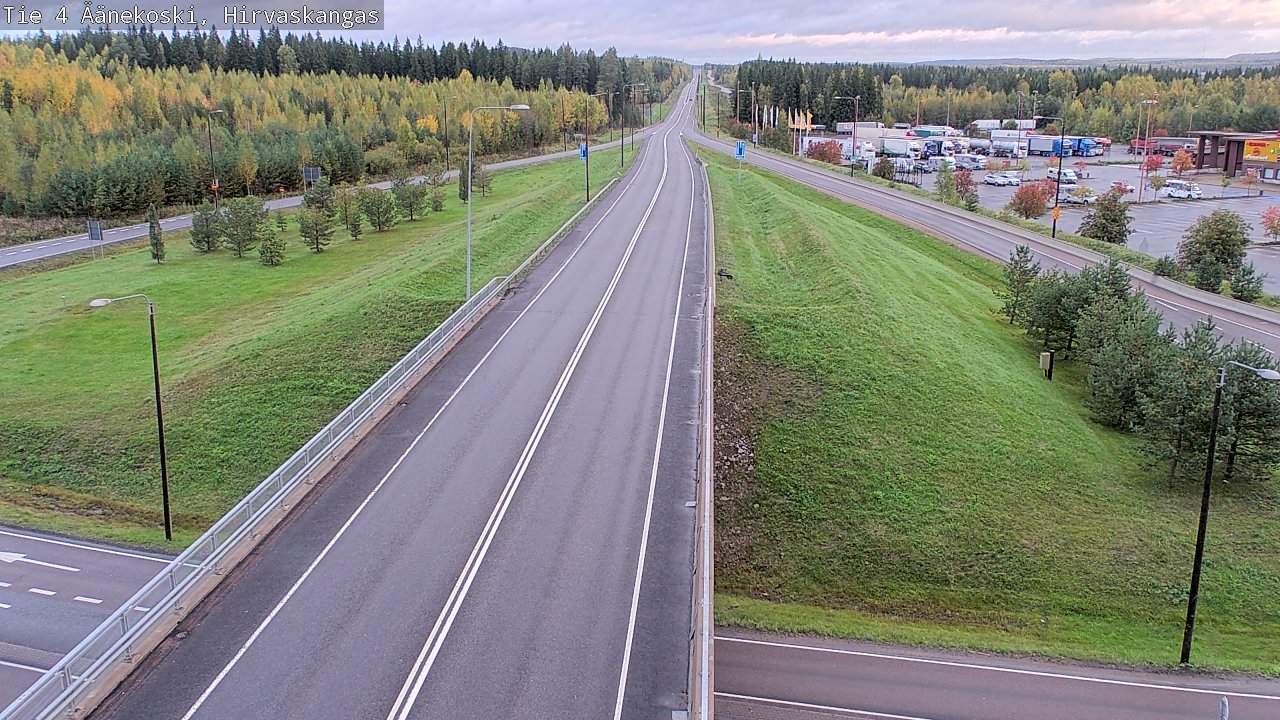 Weather Camera Image Road 4 Äänekoski, Hirvaskangas, Äänekoski, Keski-Suomi