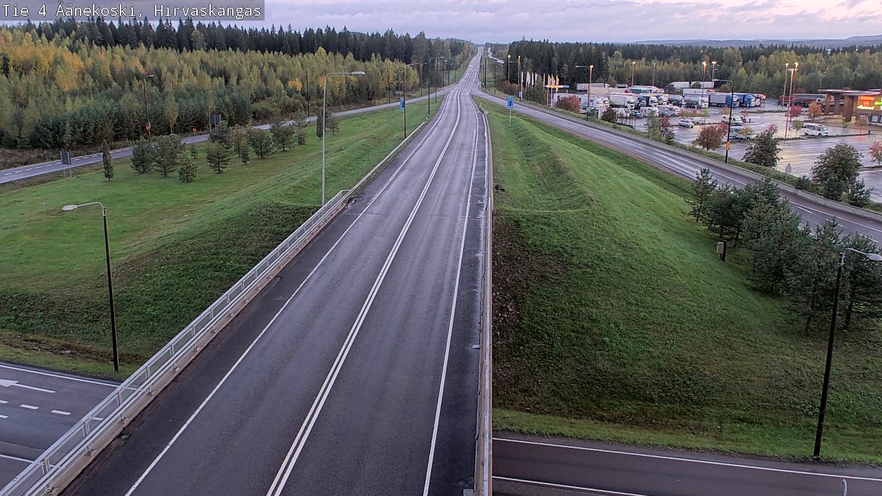 Weather Camera Image Road 4 Äänekoski, Hirvaskangas, Äänekoski, Keski-Suomi