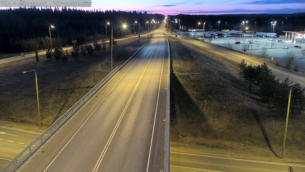 Weather Camera Image Road 4 Äänekoski, Hirvaskangas, Äänekoski, Keski-Suomi