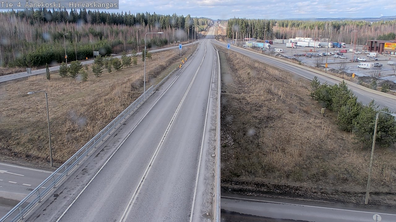 Weather Camera Image Road 4 Äänekoski, Hirvaskangas, Äänekoski, Keski-Suomi