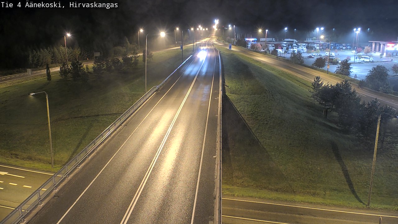 Weather Camera Image Road 4 Äänekoski, Hirvaskangas, Äänekoski, Keski-Suomi